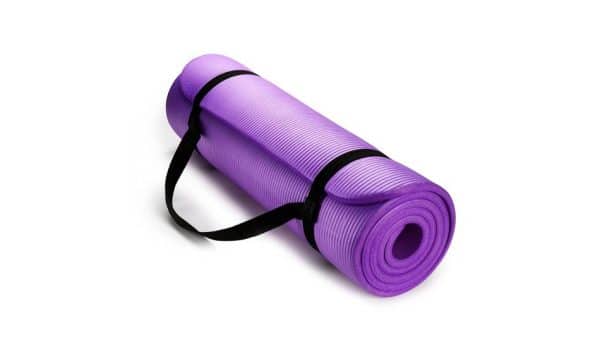 Colchoneta Yoga NBR 1.5 cm Negra Evolution