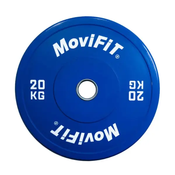 Disco Bumper Olímpico 20KG Azul OK2006-2 Movifit