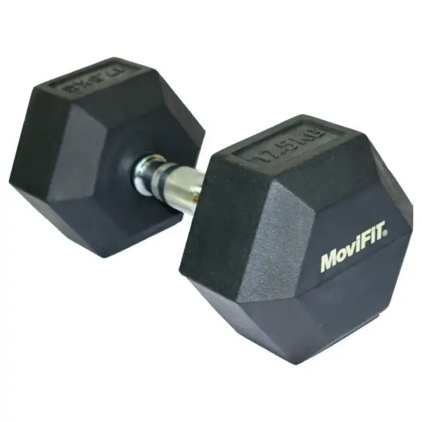 Mancuerna Hexagonal Encauchetada 15kg Movifit