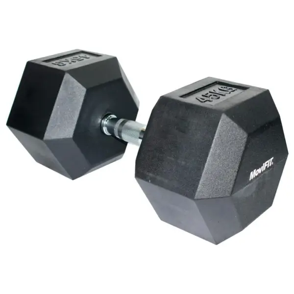 Mancuerna Hexagonal Encauchetada 40kg Movifit
