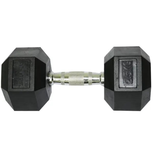 Mancuerna Hexagonal Encauchetada 35kg Movifit