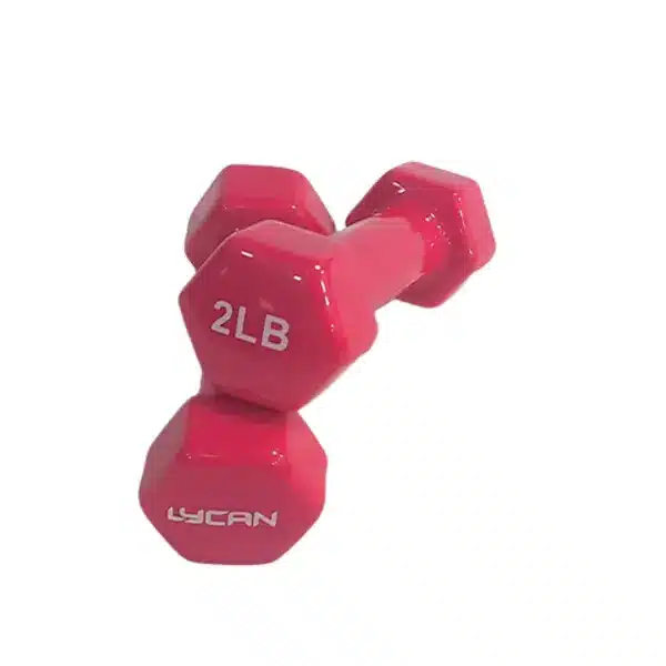 Mancuerna de Vinilo Hexagonal 2 Lb