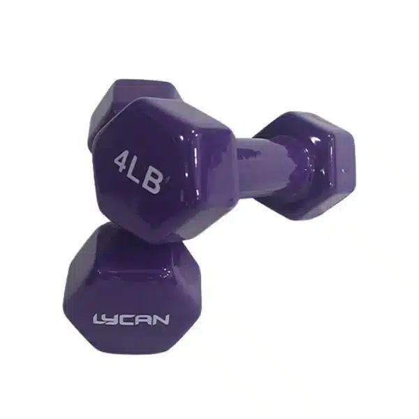 Mancuerna de Vinilo Hexagonal 4 Lb