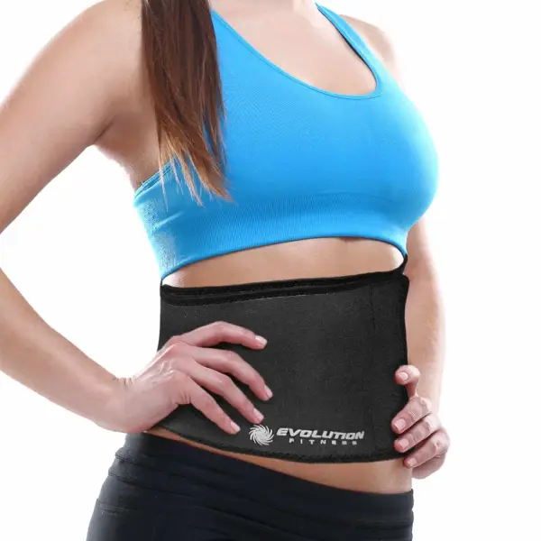 faja de neopreno negra evolution