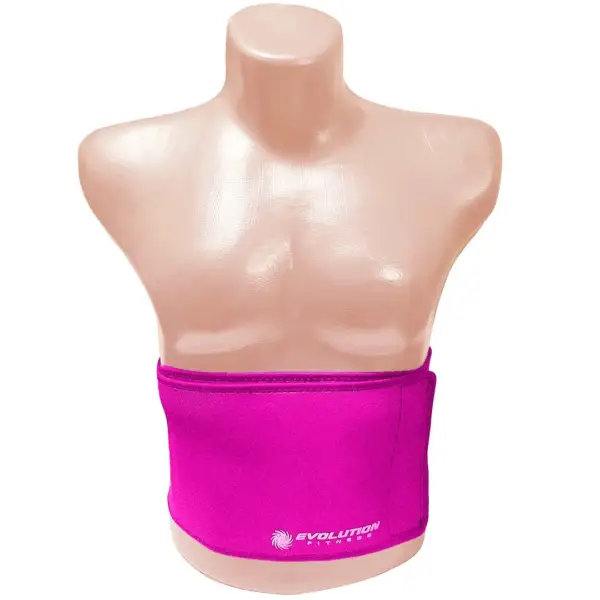 faja de neopreno rosada evolution