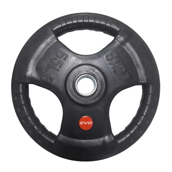 Disco Olímpico Encauchetado 25 KG Evolution