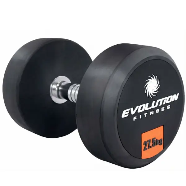 Mancuerna Encauchetada Redonda 27.5 KG Evolution