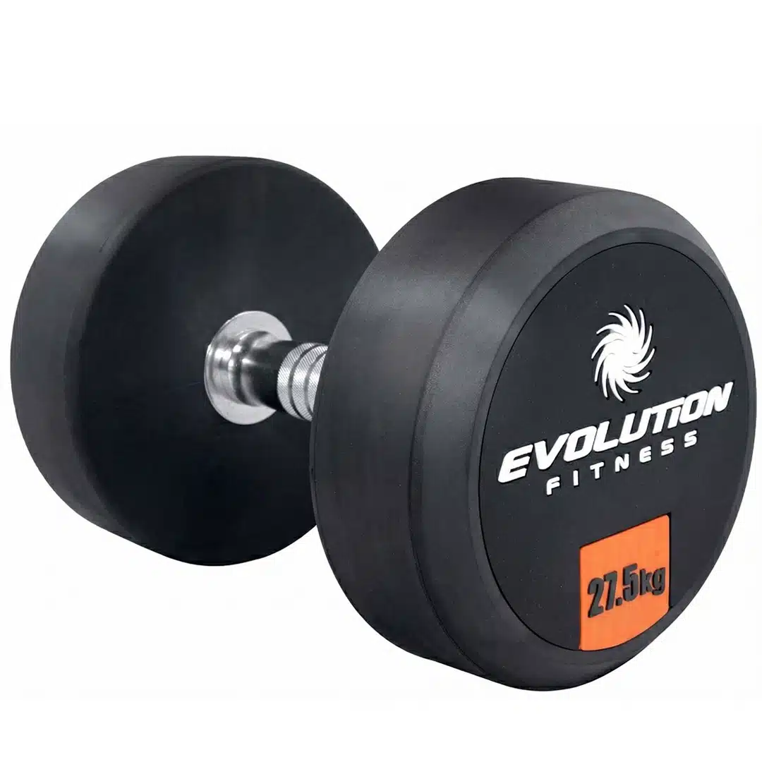Mancuerna Encauchetada Redonda 27.5 KG Evolution