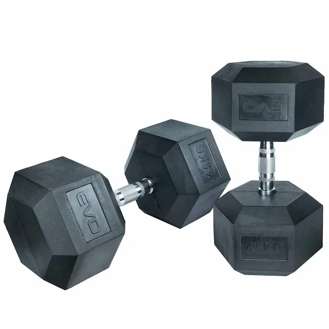 Mancuerna Hexagonal Encauchetada 45 kg Evolution - Image 4