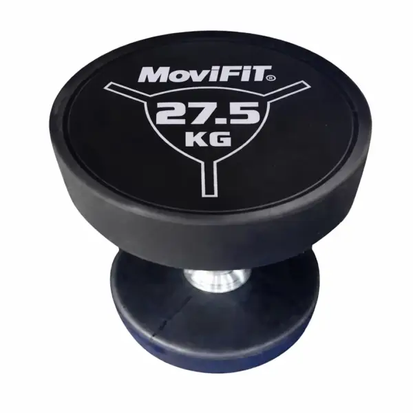Mancuerna Redonda Premium en Uretano 27.5kg OK1038A Movifit