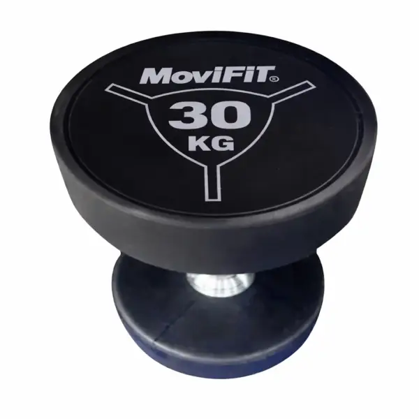 Mancuerna Redonda Premium en Uretano 30kg OK1038A Movifit