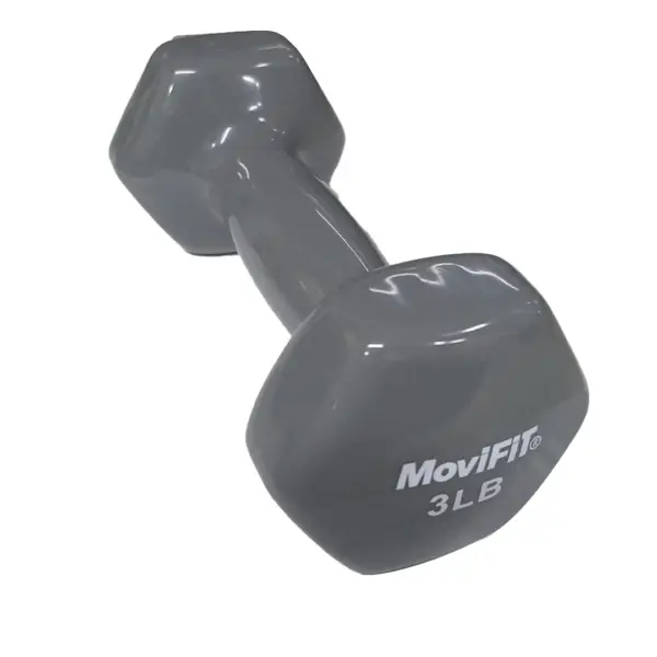 Mancuerna de Vinilo Gris 3LB OK1001A Movifit