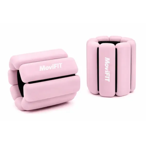 Par de pesas rosadas para tobillo 1lb OK1720 Movifit