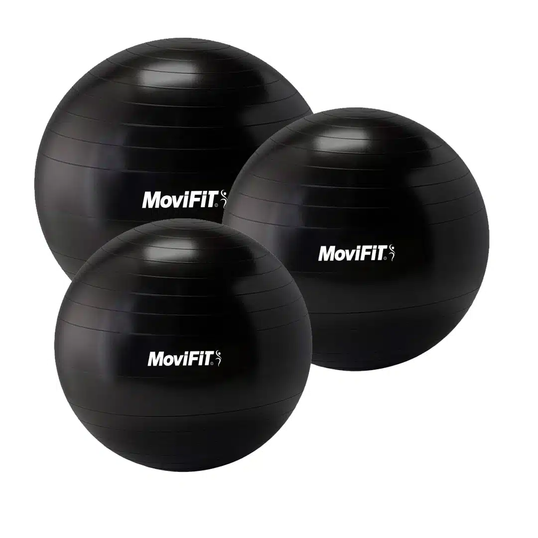 Balón de Pilates Negro de 55CM - 75CM OK1204 Movifit