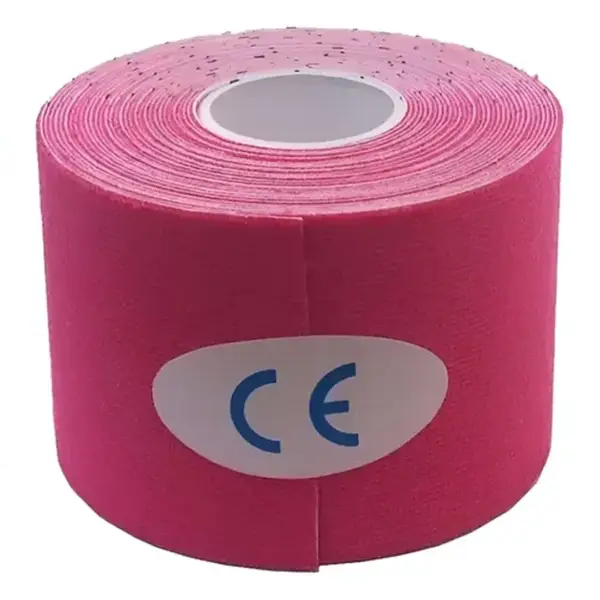Cinta Elástica para Músculos 5 cm x 5 m Rosada Movifit 
