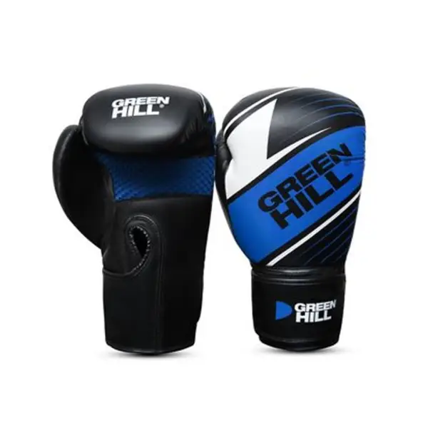 Guantes de Boxeo Negro/Azul 16 OZ Movifit